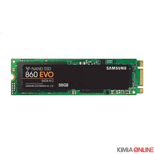 SSD سامسونگ مدل 860 Evo m.2 اینترنال ظرفیت 500 گیگابایت