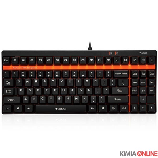 کیبورد رپو مدل V500 Mechanical گیمینگ