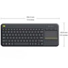 کیبورد لاجیتک مدل K400 Plus Touch بی سیم