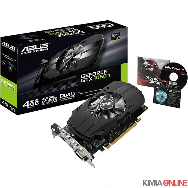 کارت گرافیک ایسوس مدل PH-GTX1050TI-4G