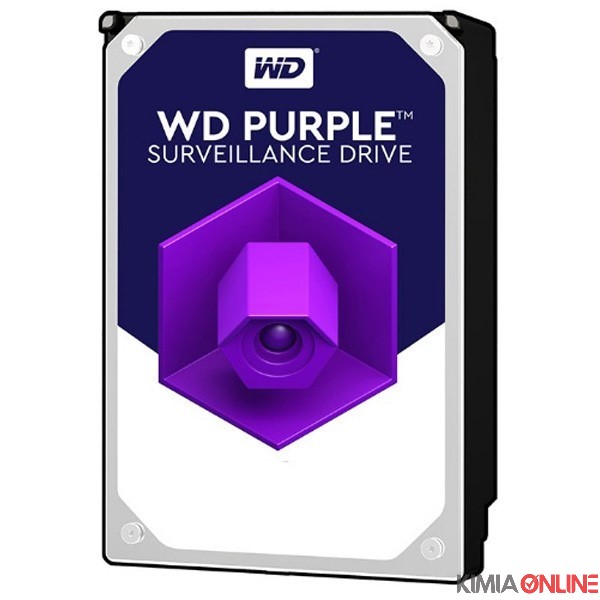 هارد دیسک اینترنال وسترن دیجیتال مدل Purple WD80PUZX ظرفیت 8 ترابایت