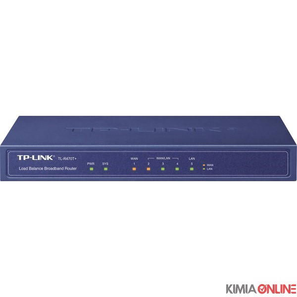 روتر و اکسس پوینت تی پی لینک مدل TL-R470T Plus Load Balance Broadband
