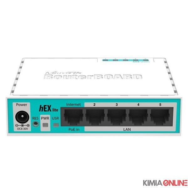 روتر و اکسس پوینت میکروتیک مدل RB750r2-hEX lite
