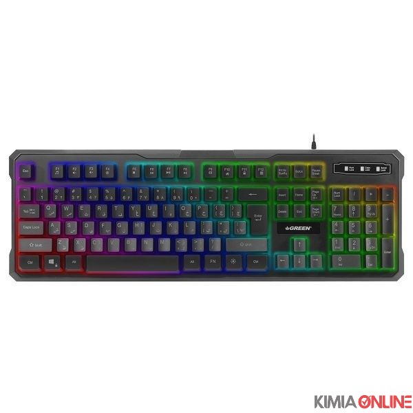 کیبورد گرین مدل GK601-RGB گیمینگ