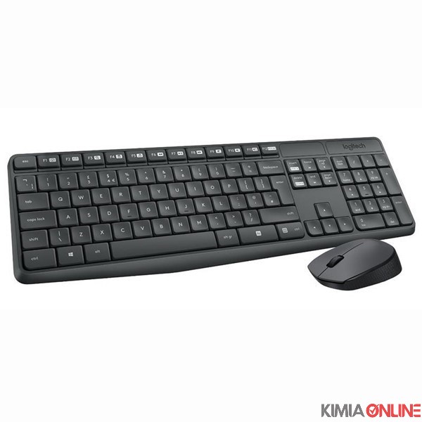 کیبورد لاجیتک مدل MK235 با حروف فارسی همراه ماوس