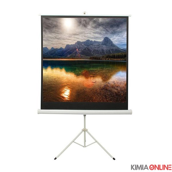 پرده نمایش اسکوپ با ابعاد 2×2 متر پایه دار
