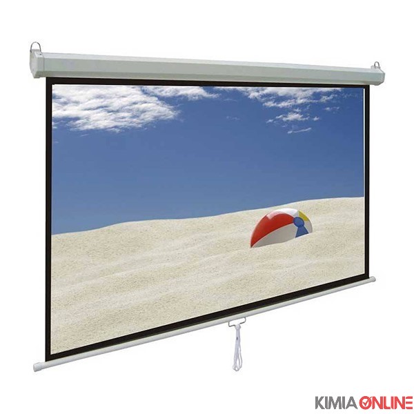 پرده نمایش اسکوپ با ابعاد 2×2 متر دستی