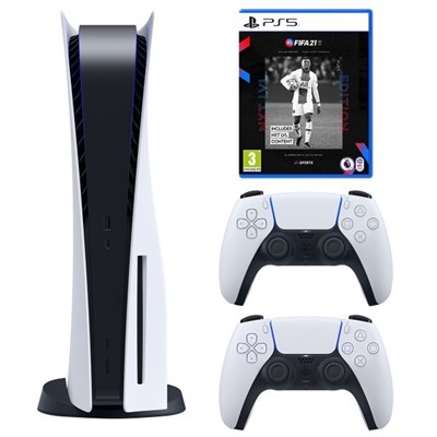 تصویر مجموعه کنسول بازی سونی مدل PlayStation 5 Drive ظرفیت 825 گیگابایت به همراه بازی فیفاPS5 21
