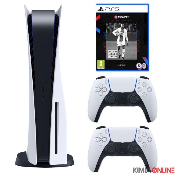 تصویر مجموعه کنسول بازی سونی مدل PlayStation 5 Drive ظرفیت 825 گیگابایت به همراه بازی فیفاPS5 21