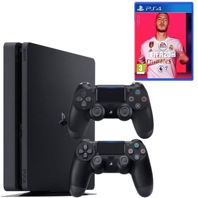 تصویر مجموعه کنسول بازی سونی مدل Playstation 4 Slim ریجن 2 کد CUH-2216B ظرفیت 1 ترابایت