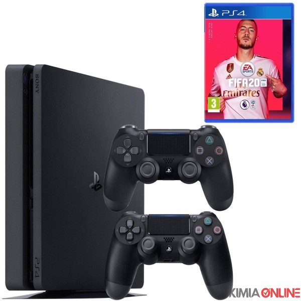 تصویر مجموعه کنسول بازی سونی مدل Playstation 4 Slim ریجن 2 کد CUH-2216B ظرفیت 1 ترابایت