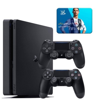 تصویر مجموعه کنسول بازی سونی مدل Playstation 4 Slim ریجن 3 کد CUH-2218B ظرفیت 1 ترابایت به همراه 20 عدد بازی