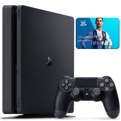 تصویر کنسول بازی سونی مدل Playstation 4 Slim ریجن 3 کد CUH-2218B ظرفیت 1 ترابایت به همراه 20 عدد بازی
