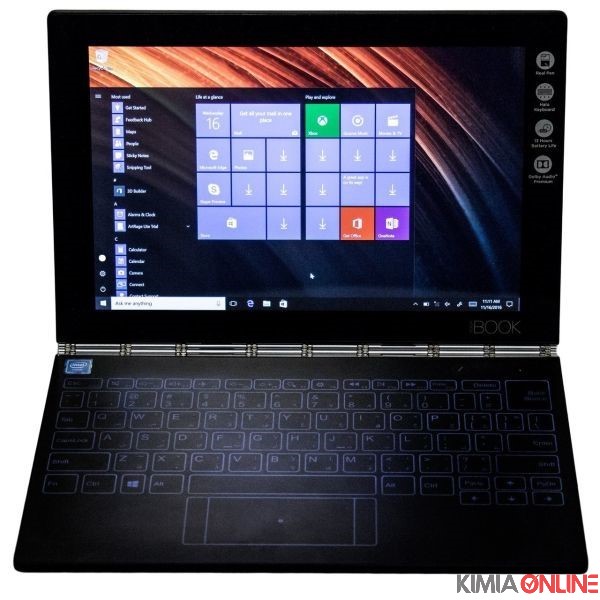 تبلت لنوو مدل Yoga Book With Windows 4G ظرفیت 128 گیگابایت