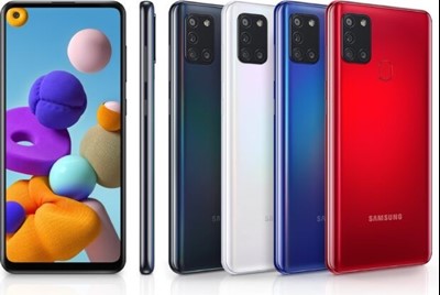 گوشی موبايل سامسونگ مدل گلکسی A21s ظرفیت 64 گیگابایت