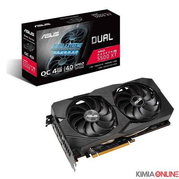 کارت گرافیک ایسوس مدل Dual-rx5500xt-o4g-evo